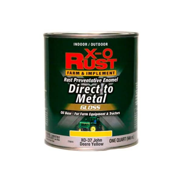 General Paint Interior/Exterior Paint, Gloss, Sunshine Yellow, 1 qtz 776615 - main